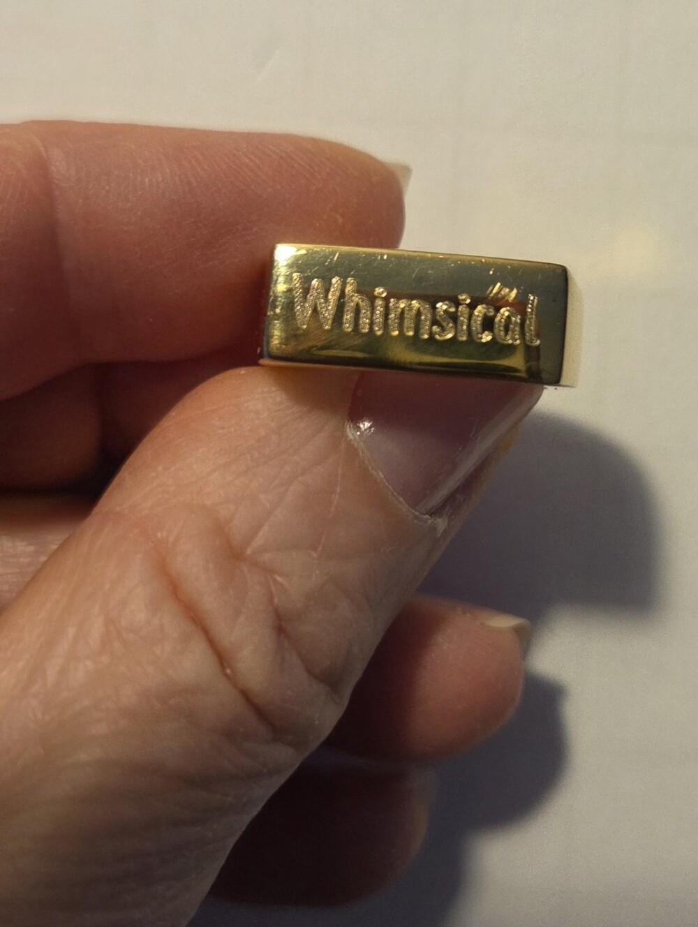 Whimsical Engraved Ring